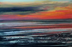 Sunset Sea Sand